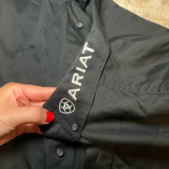 Ariat Men's Black Shirt Jacket - Picture 5 of 6